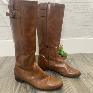 Alfani long brown boots